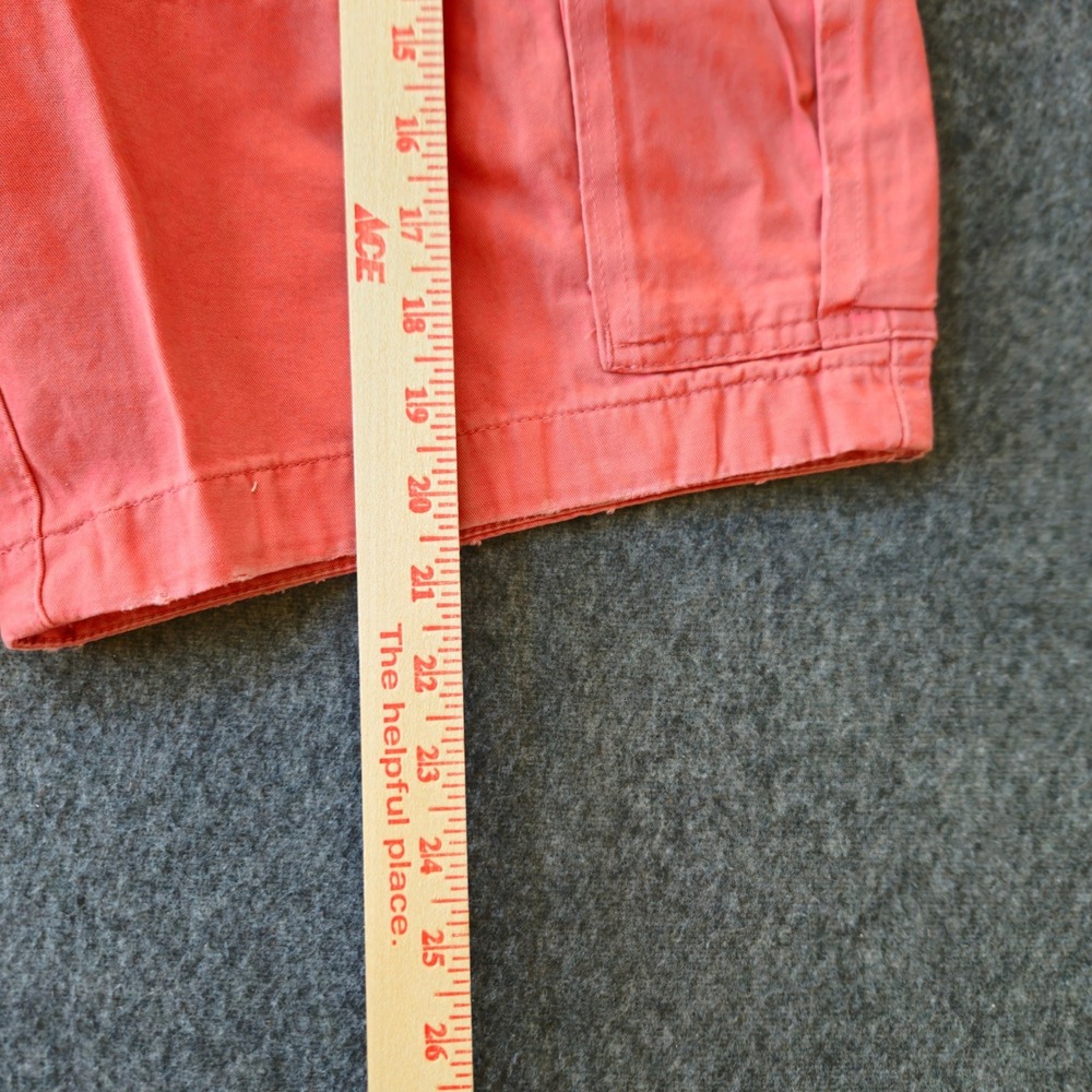 Y2K Abercrombie & Fitch Cargo Shorts Pink Sz 34 Military Utility Paratrooper NWT - Picture 7 of 14